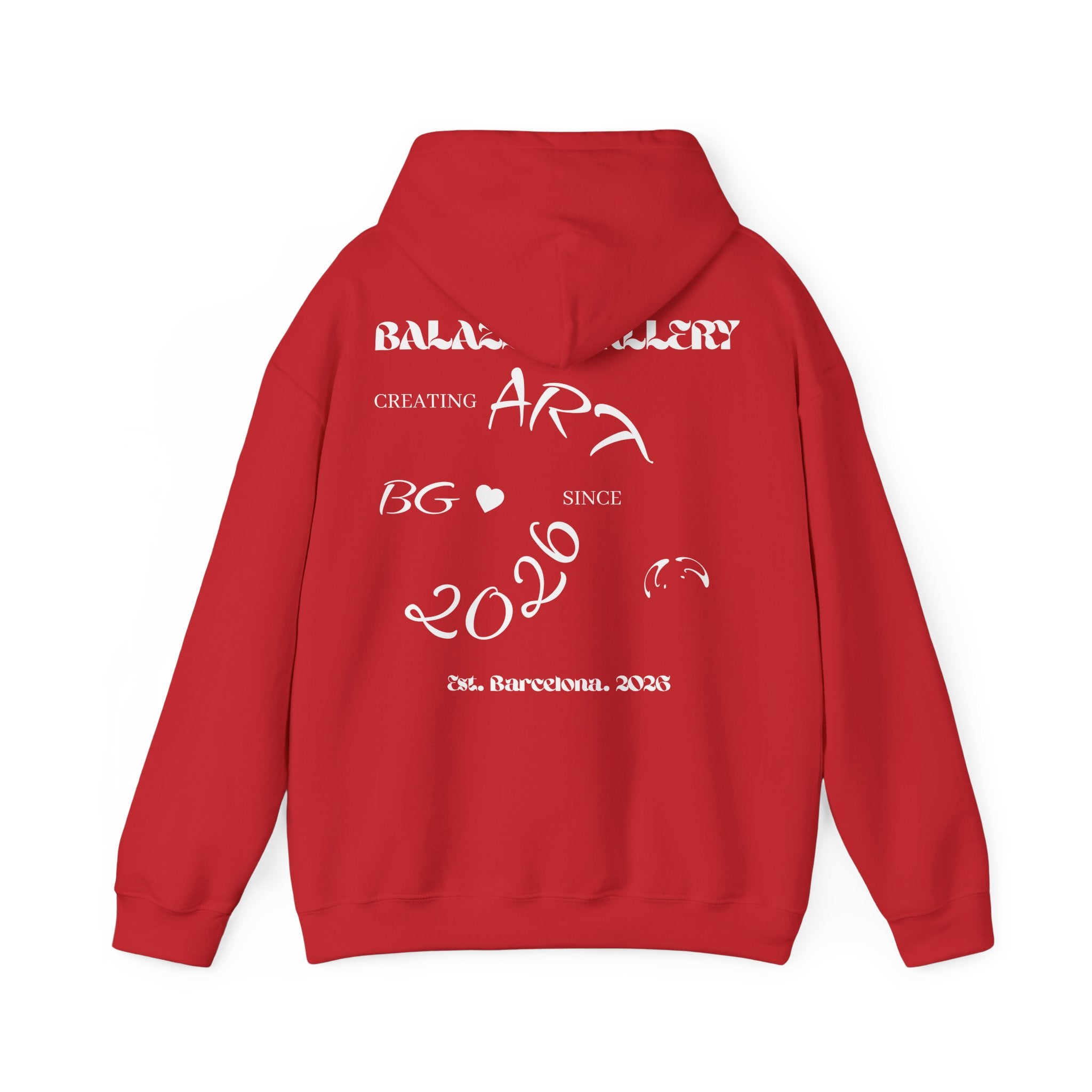 Classic'zz Creating Art hoodie roja